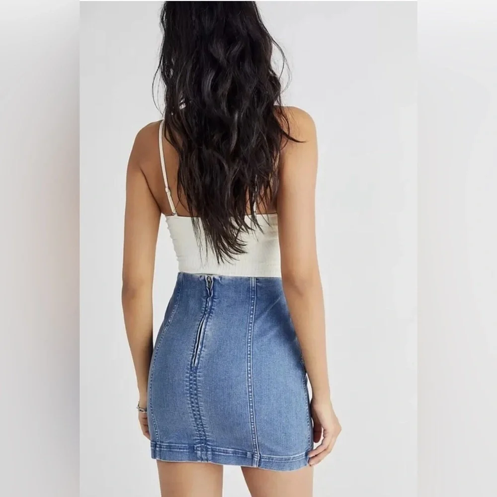 Free People Modern Femme Mini Skirt